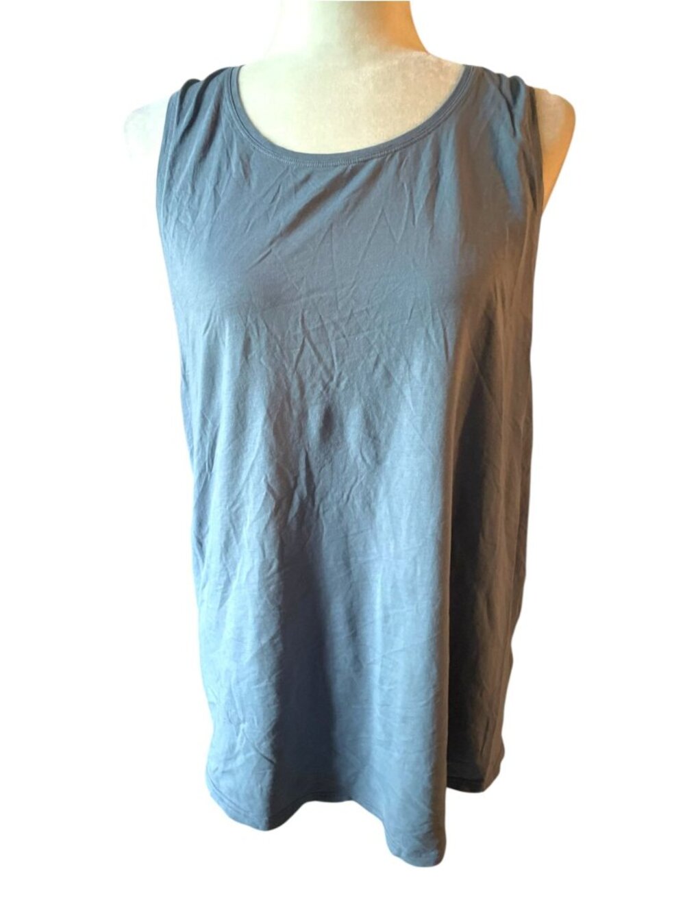 Lululemon Love Tank SZ 12 Grey Blue Tank Top Loose Fit